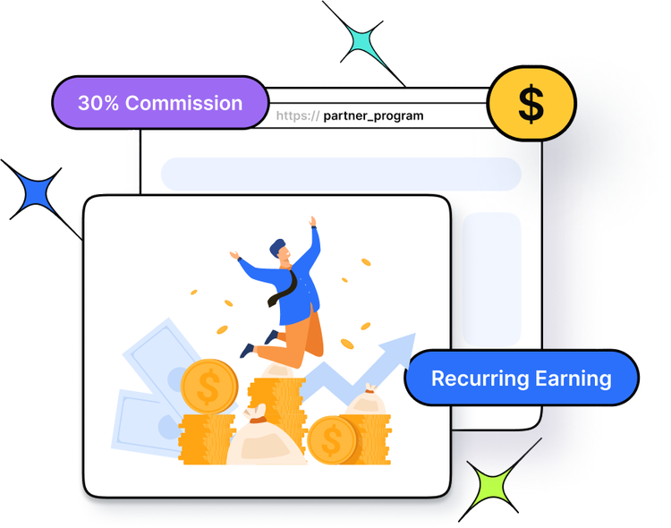 Step 3: Earn 30% commission 